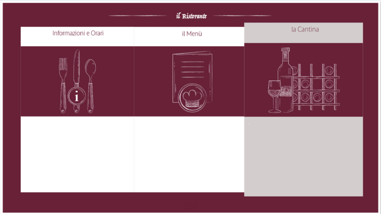 14.Menu il ristorante